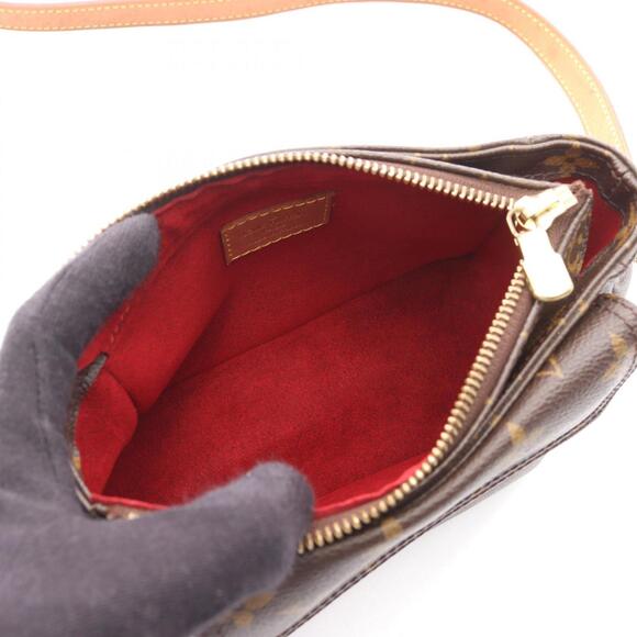 LOUIS VUITTON Brown Monogram Leather Shoulder Bag - Picture 3 of 14